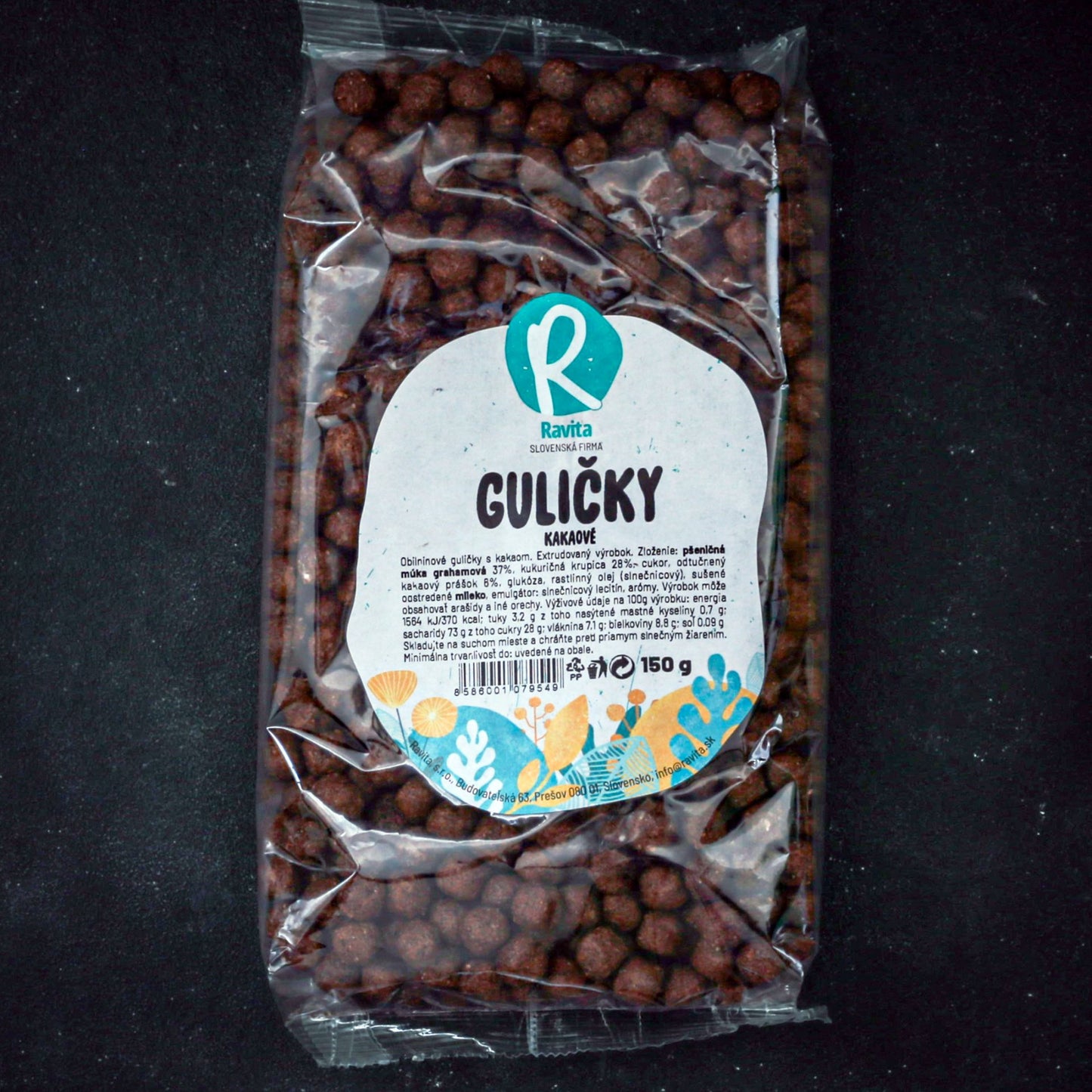 Guličky kakaové 150g