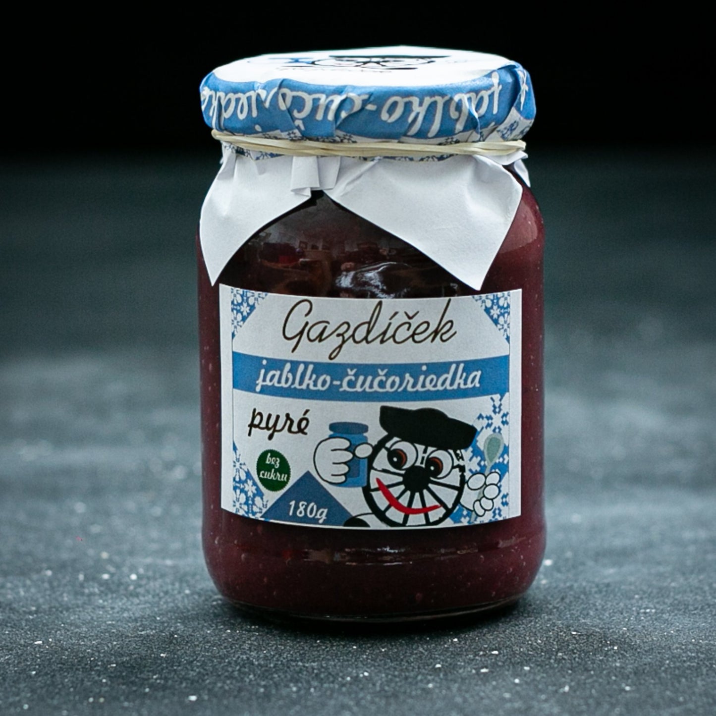 Jablkovo-čučoriedkový Gazdíček (pyré bez cukru) 180g