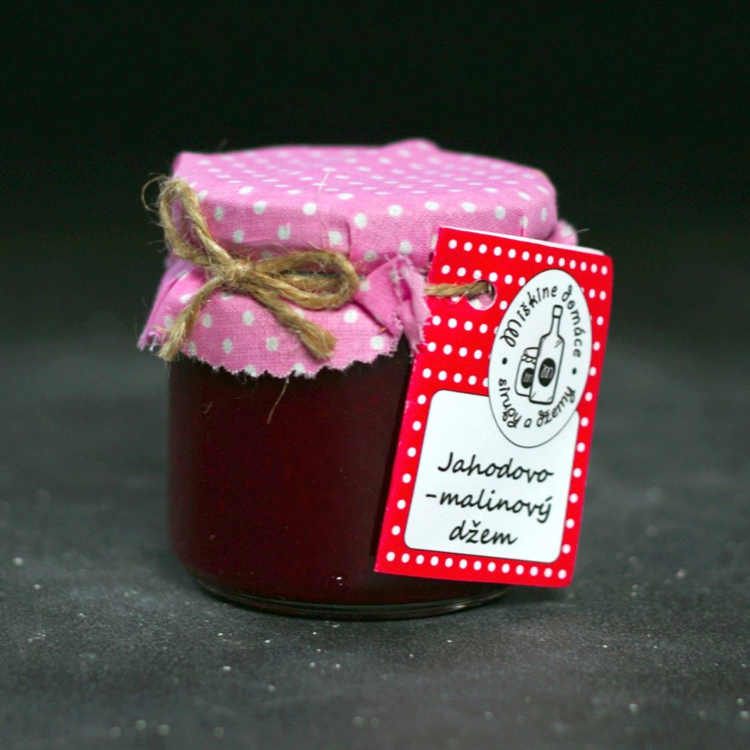 Jahodovo - malinový džem 212 ml