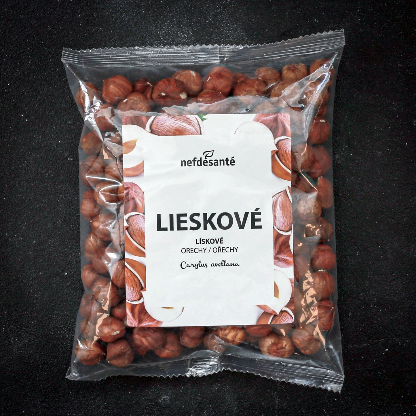 Lieskové orechy - natural "Corylus avellana" 250g (NFDS)