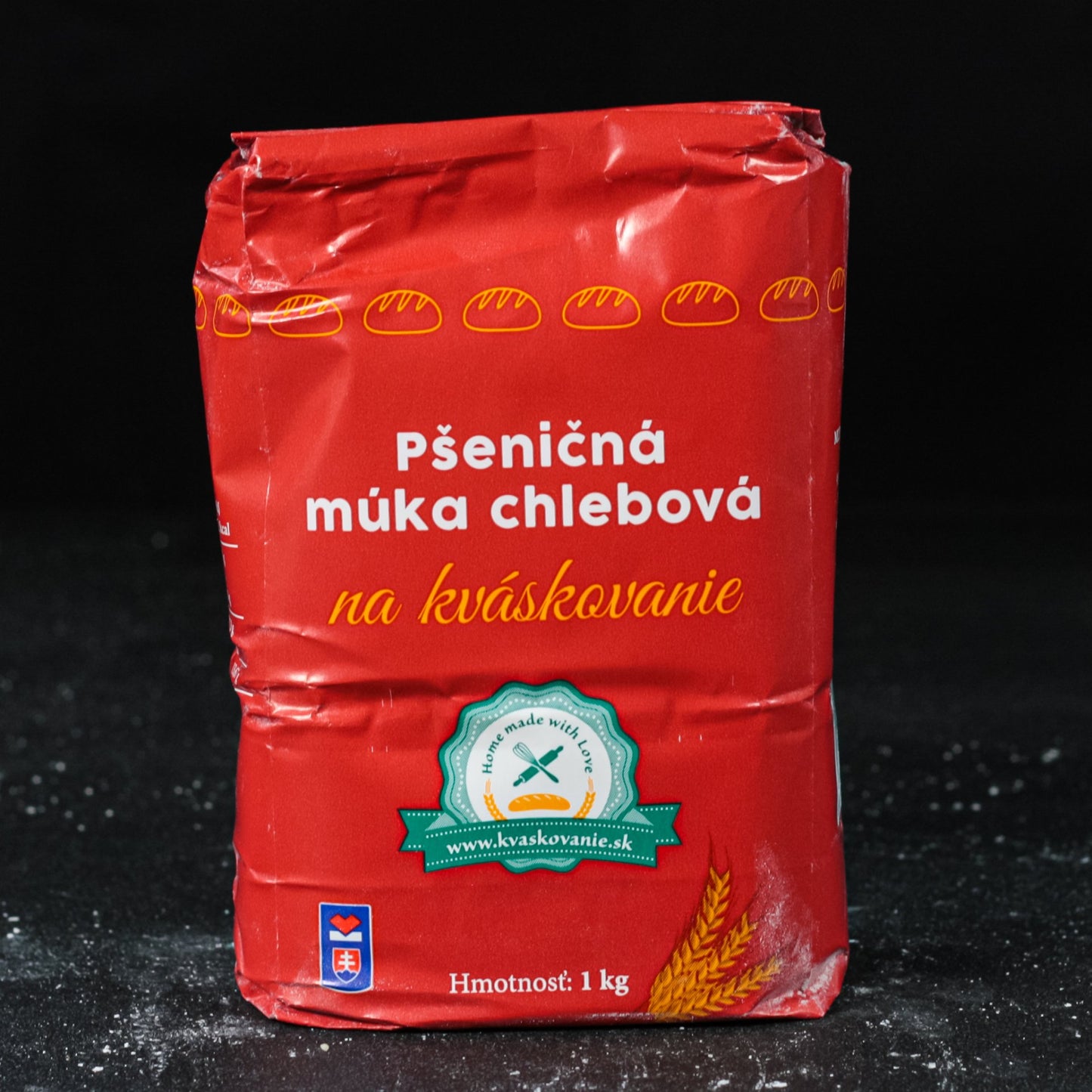 Pšeničná múka chlebová na kváskovanie 1 kg (červená)