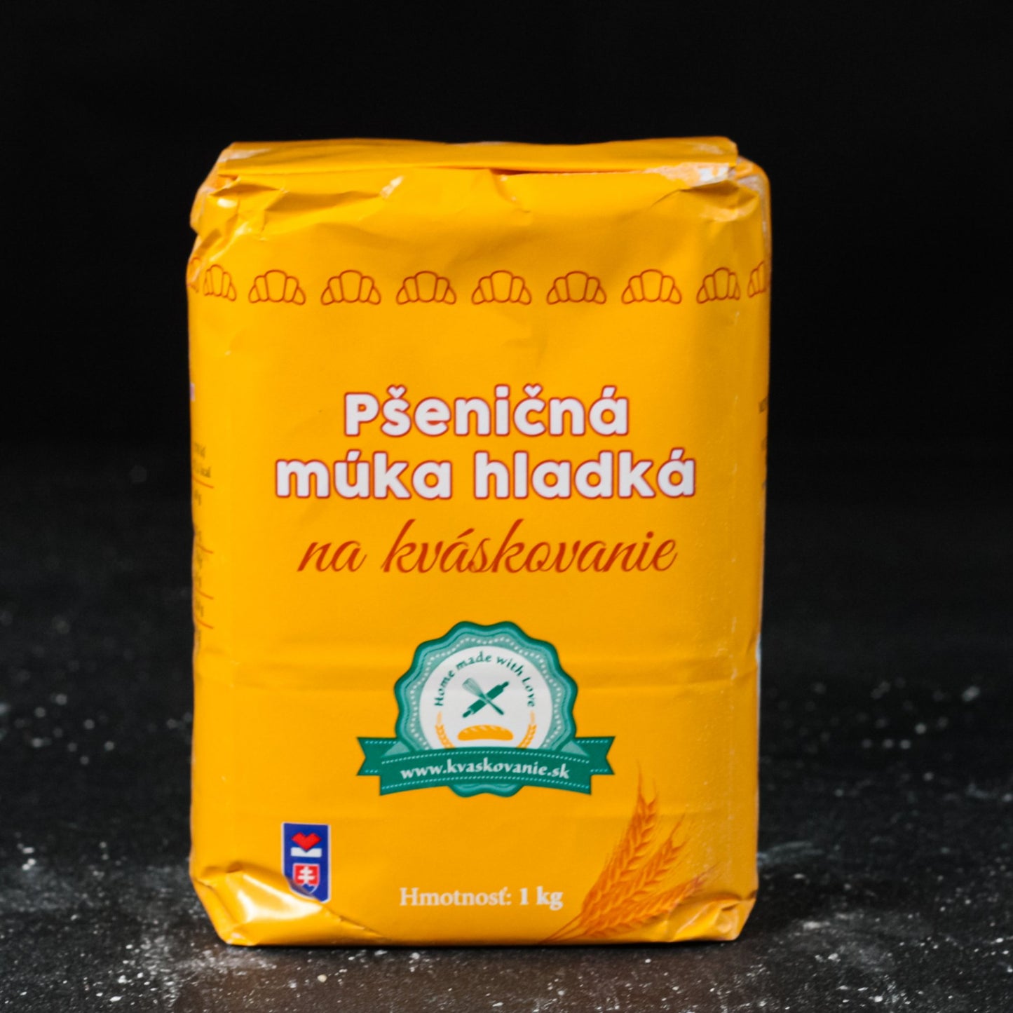 Pšeničná múka hladká na kváskovanie 1kg (žltá)