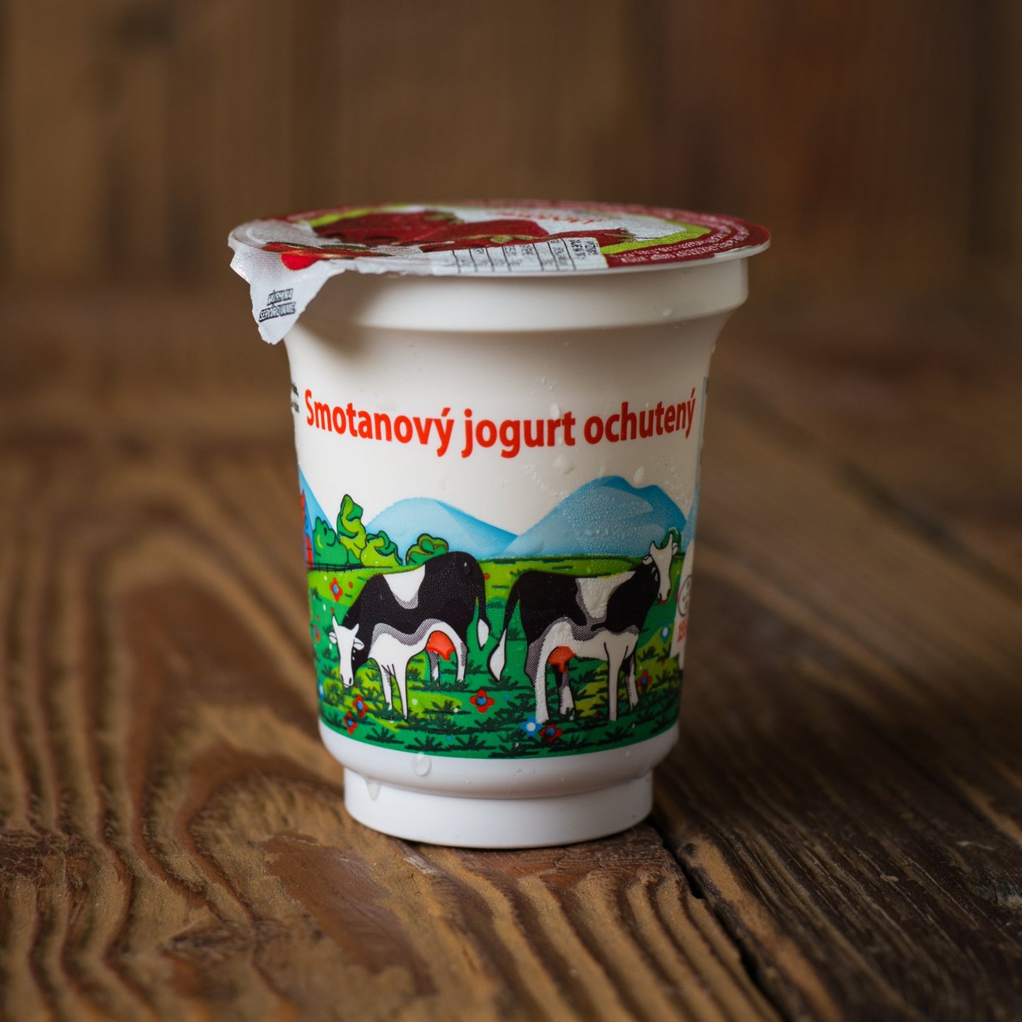 AKCIA Smotanový jogurt - jahodový 155g