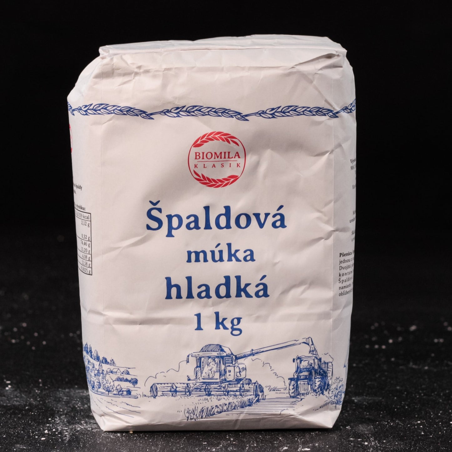Špaldová múka hladká 1kg (KONV)