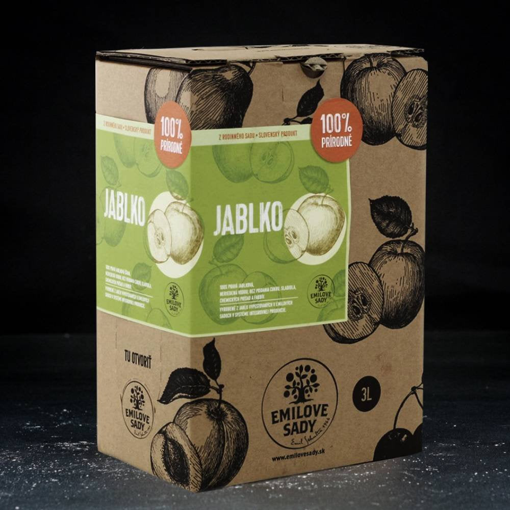 Šťava 100 % jablko 3L