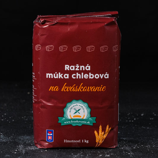 Ražná múka CHLEBOVÁ na kváskovanie 1kg (hnedá)