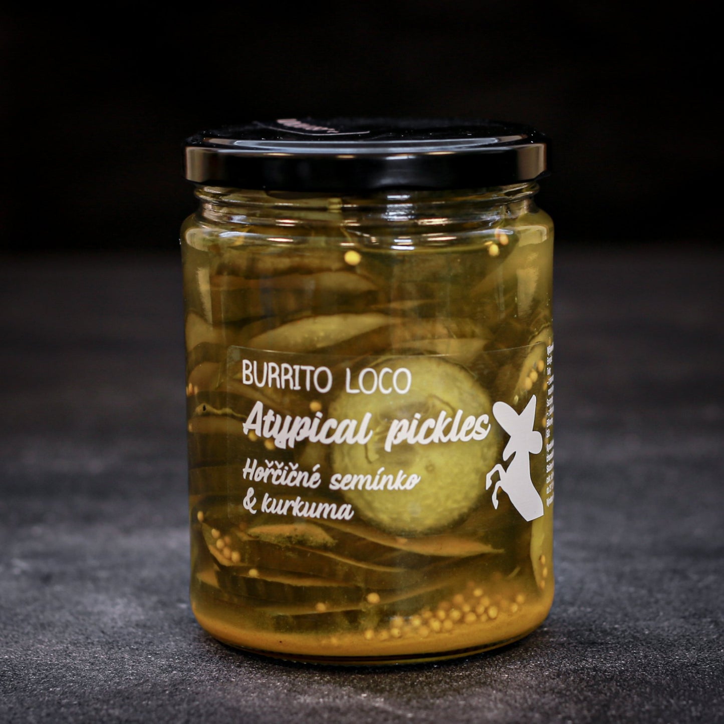 Atypical pickles - horčičné semienka a kurkuma (nakladané uhorky) 500g