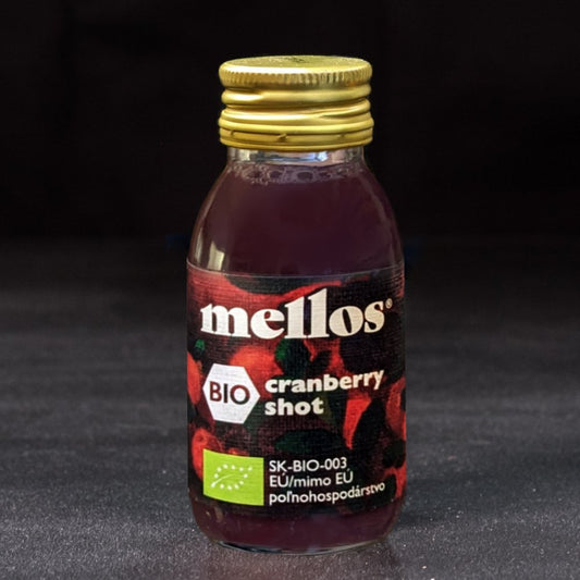 BIO brusnicový SHOT "cranberry shot" 60 ml (sklo)
