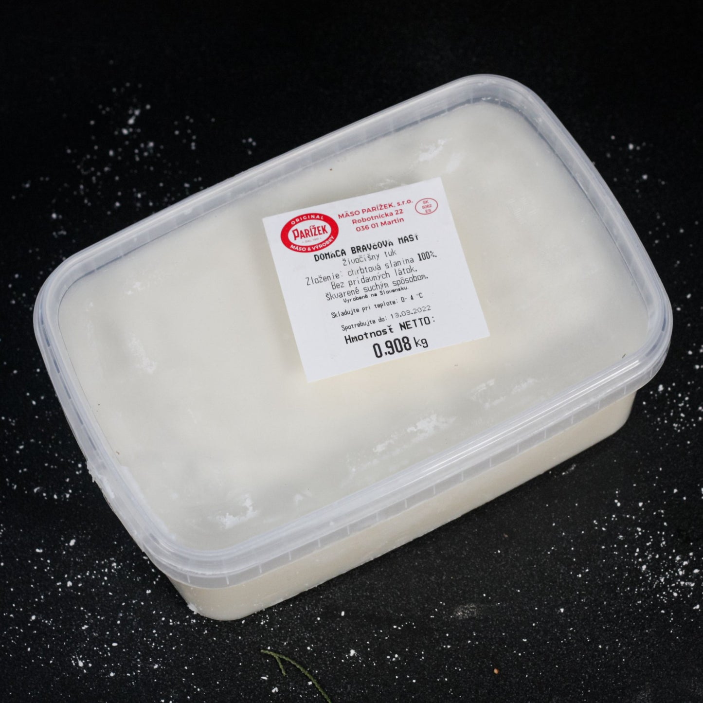 Domáca bravčová škvarená MASŤ (800-1000g) [700]