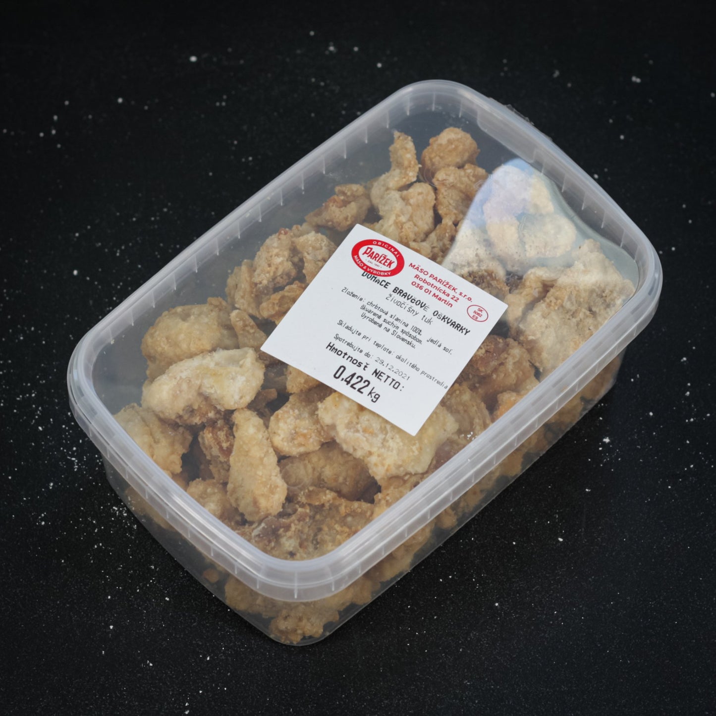 Domáce bravčové OŠKVARKY - celé (cca 400-500g) (bez E) [702]