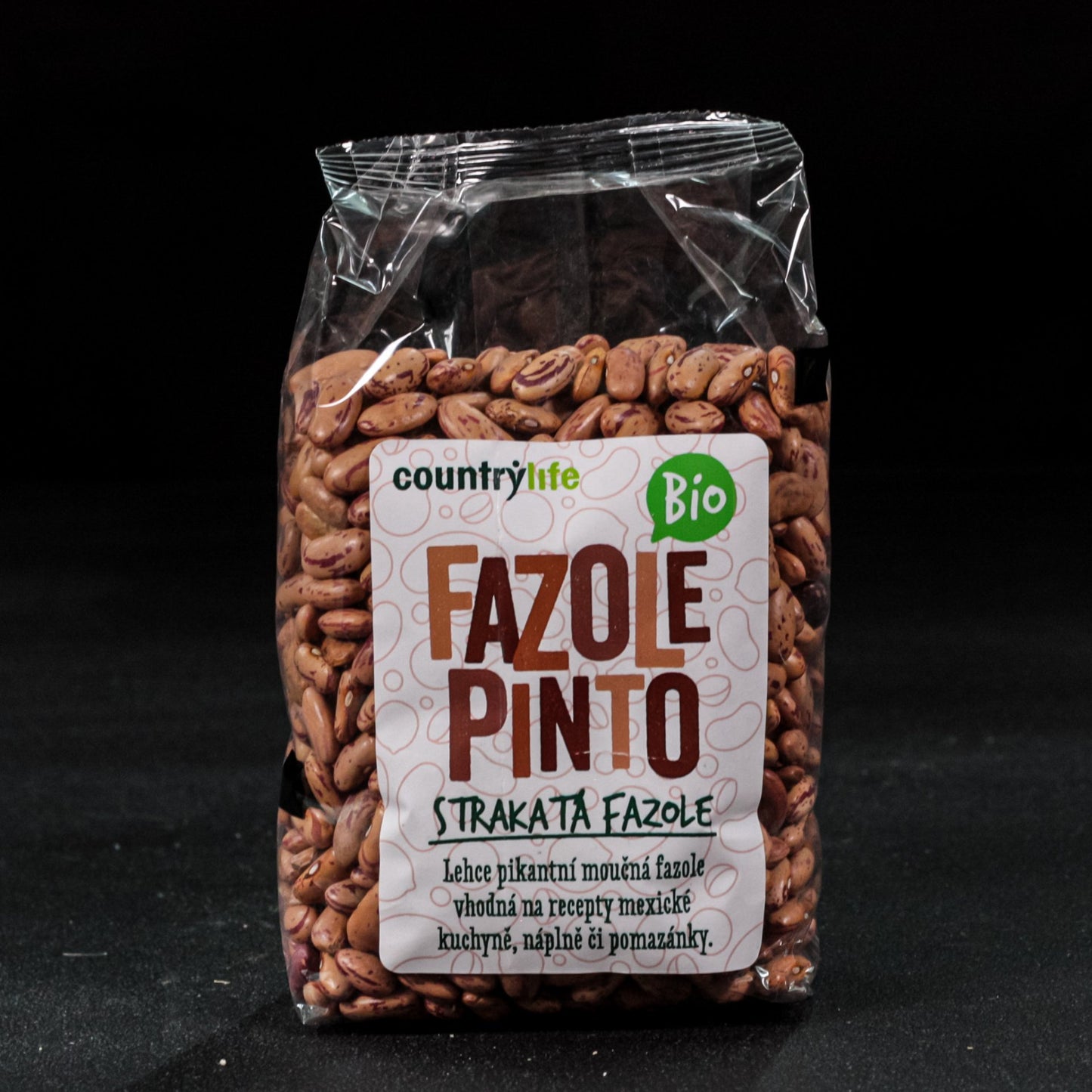 BIO fazuľa strakatá - pinto 500g