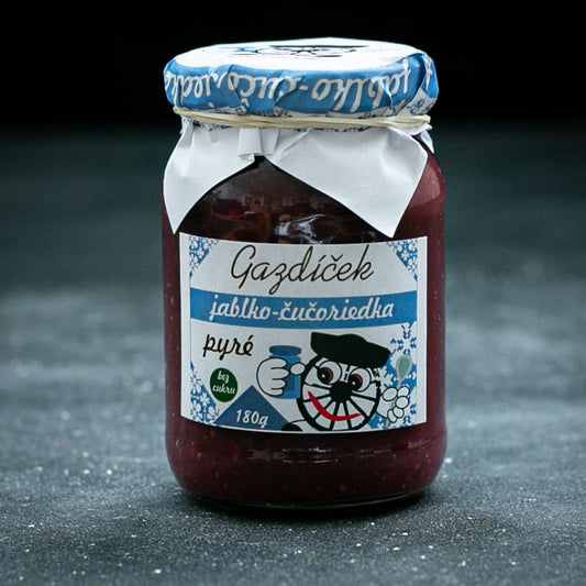 Jablkovo-čučoriedkový Gazdíček (pyré bez cukru) 180g