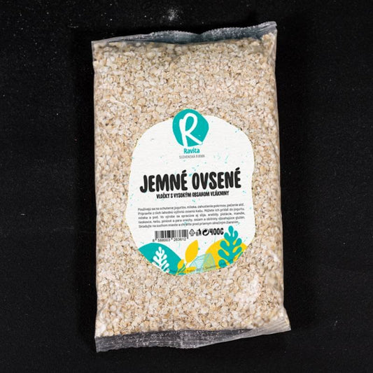 JEMNÉ ovsené vločky s vysokým obsahom vlákniny 400g
