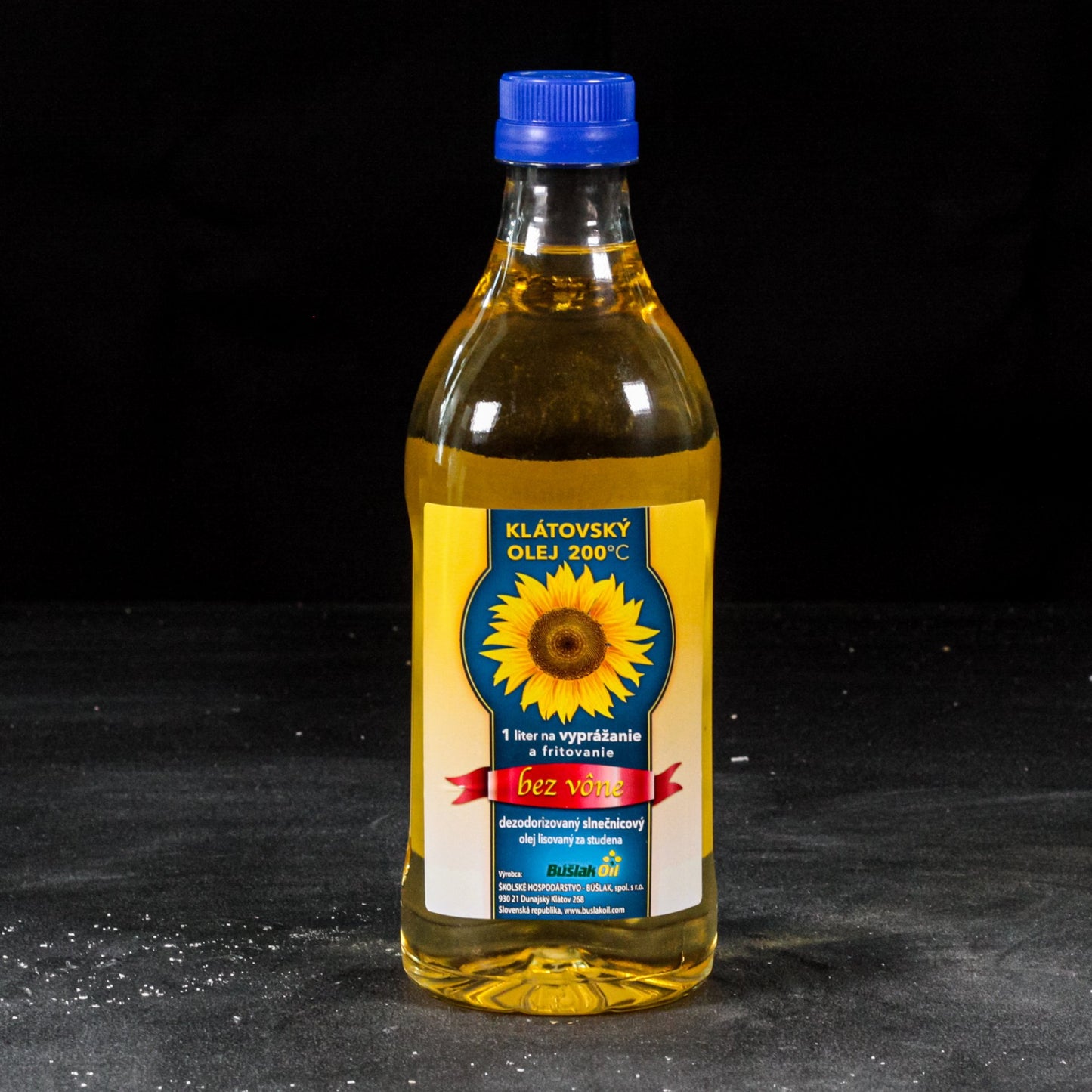 KLÁTOVSKÝ slnečnicový olej bez vône - na vyprážanie a fritovanie 1l