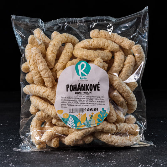Pohánkové chrumky - nesolené 80g