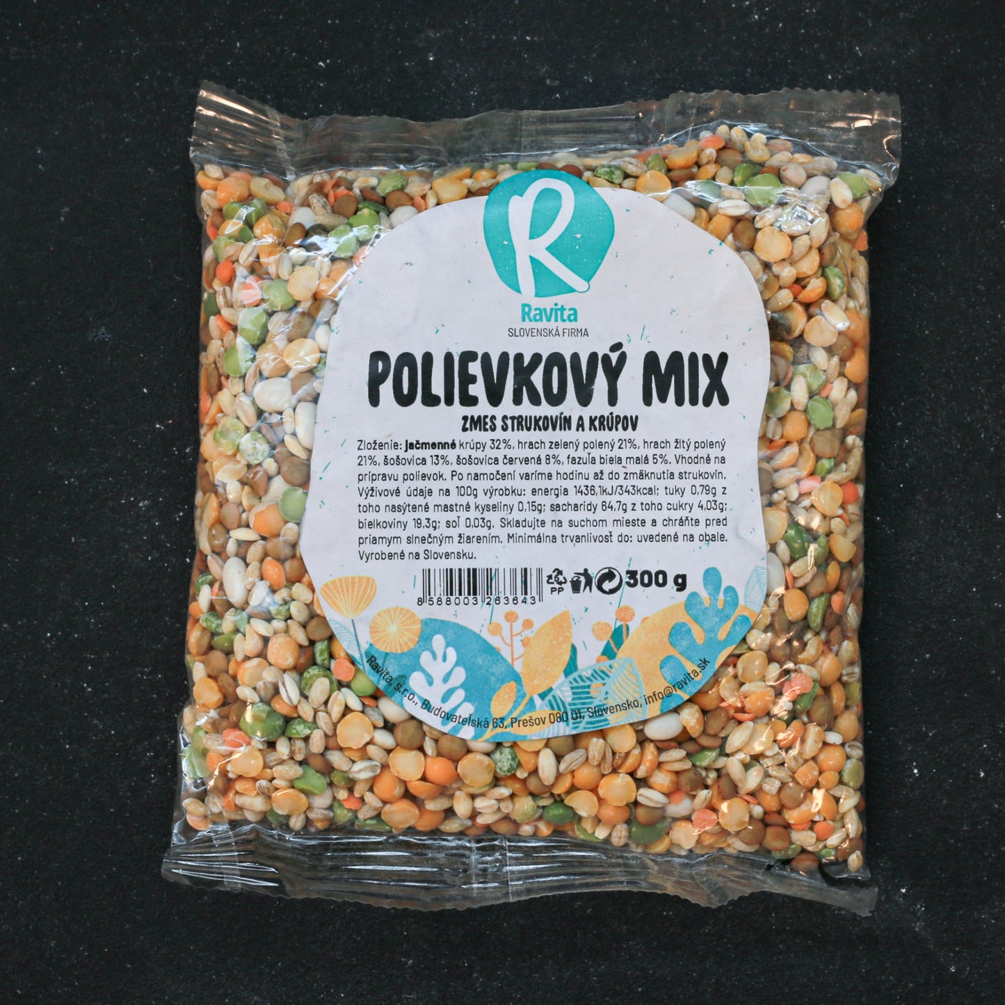 Polievkový mix - zmes strukovín a krúpov 300g