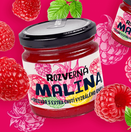 Rozverná malina 180g