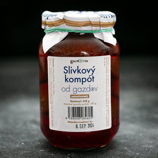 Slivkový kompót od Gazdov 430g