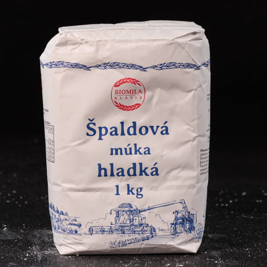 Špaldová múka hladká 1kg (KONV)