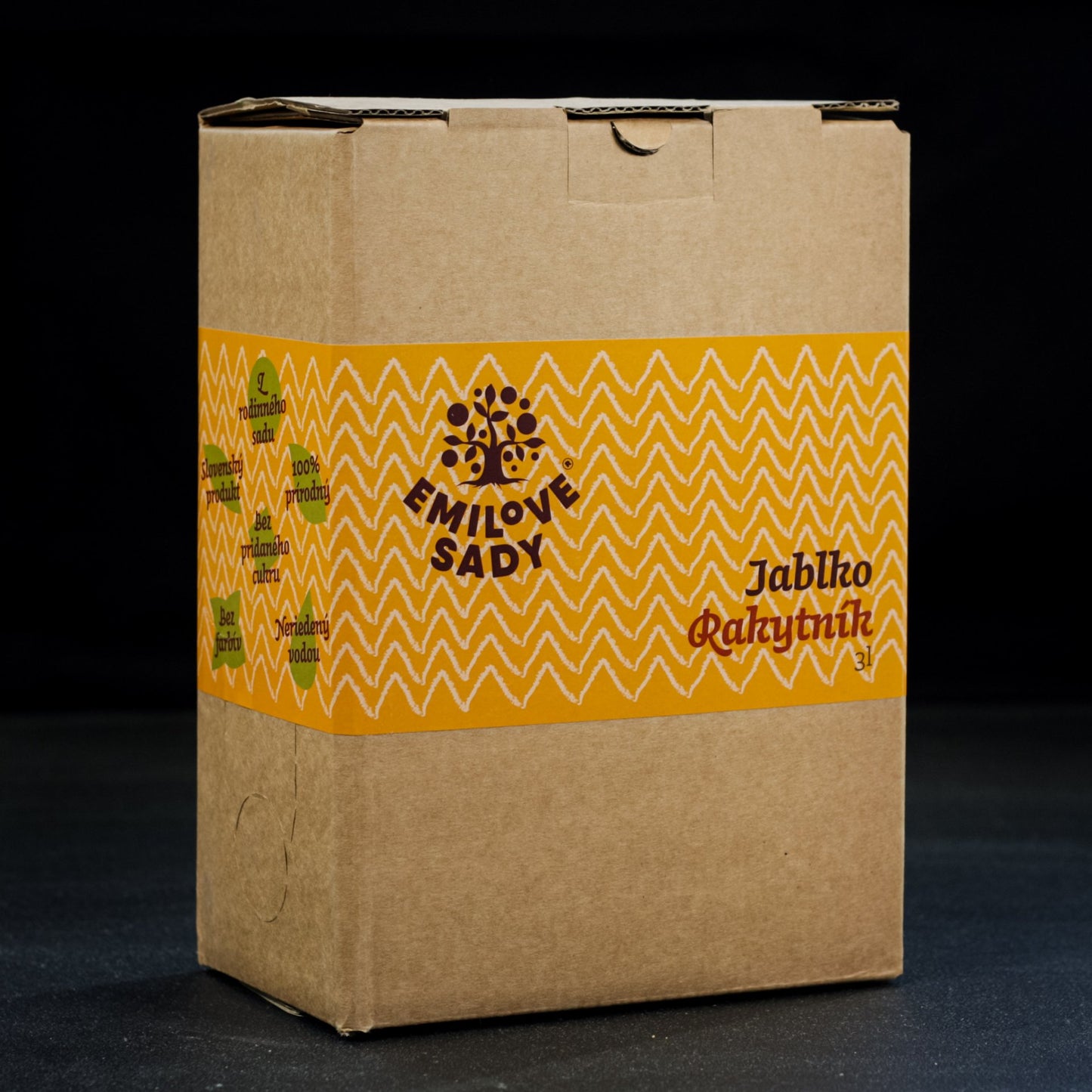 Šťava jablko - rakytník 3L