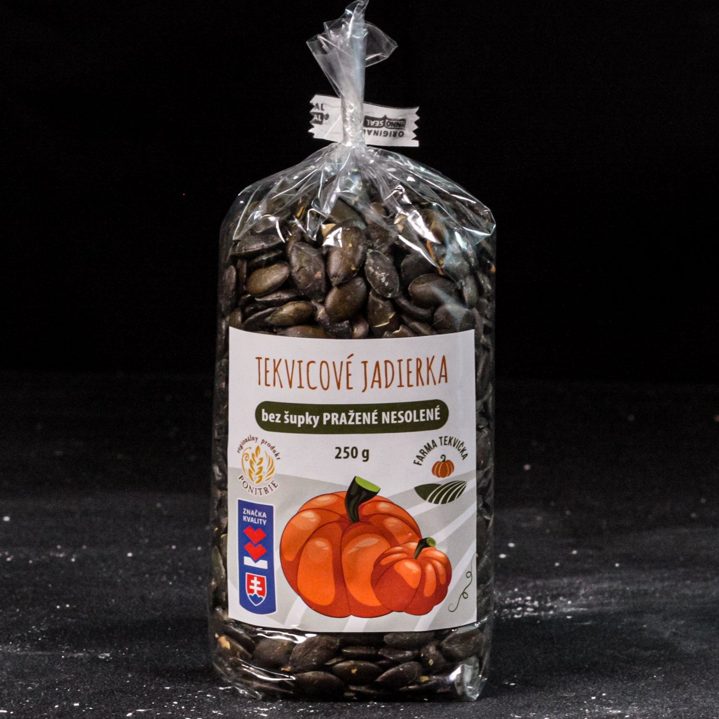 Tekvicové jadierka "holé" - pražené (BEZ SOLI) 250g