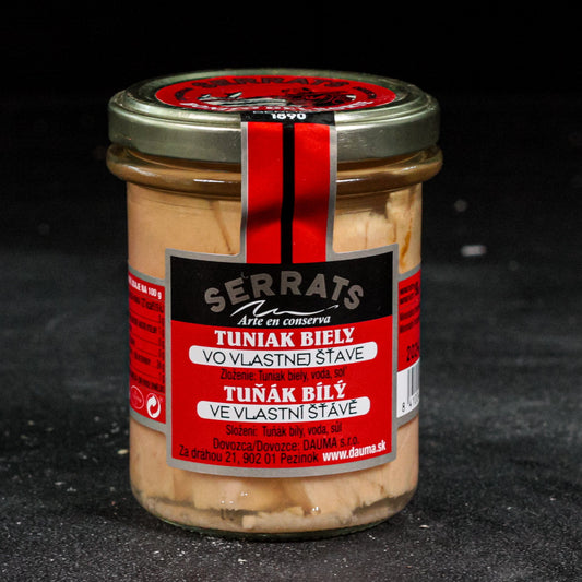 TUNIAK (biely, dlhoplutvý) - FILETY vo vlastnej šťave 190 g